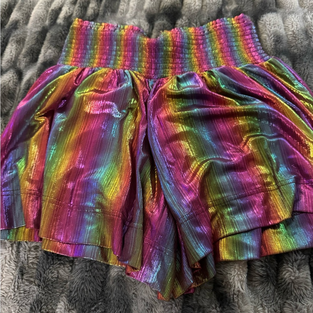 Chrome rainbow shorts, size medium